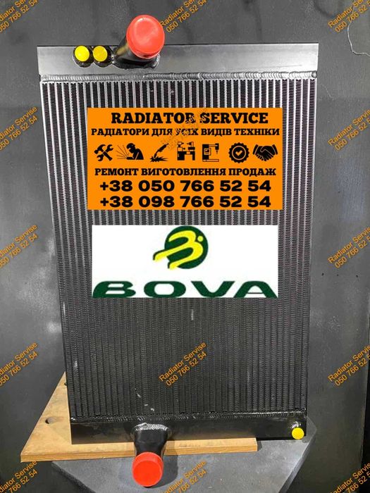 радіатор інтеркулер автобус ванхул Van Hool