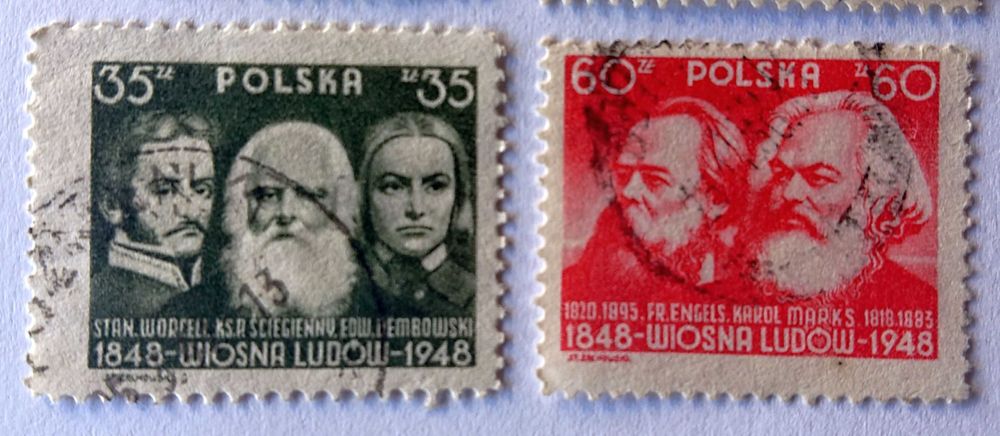 Poczta Polska - Znaczek pocztowy numer: 450, 451, 452, 453