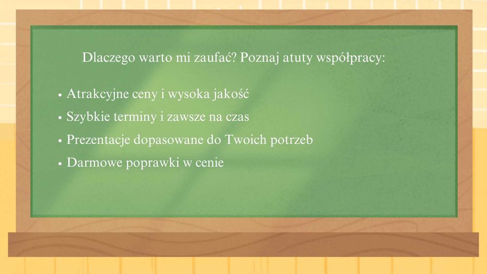 Prezentacje dla Uczniów i Studentów – TANIO, SZYBKO, SKUTECZNIE!