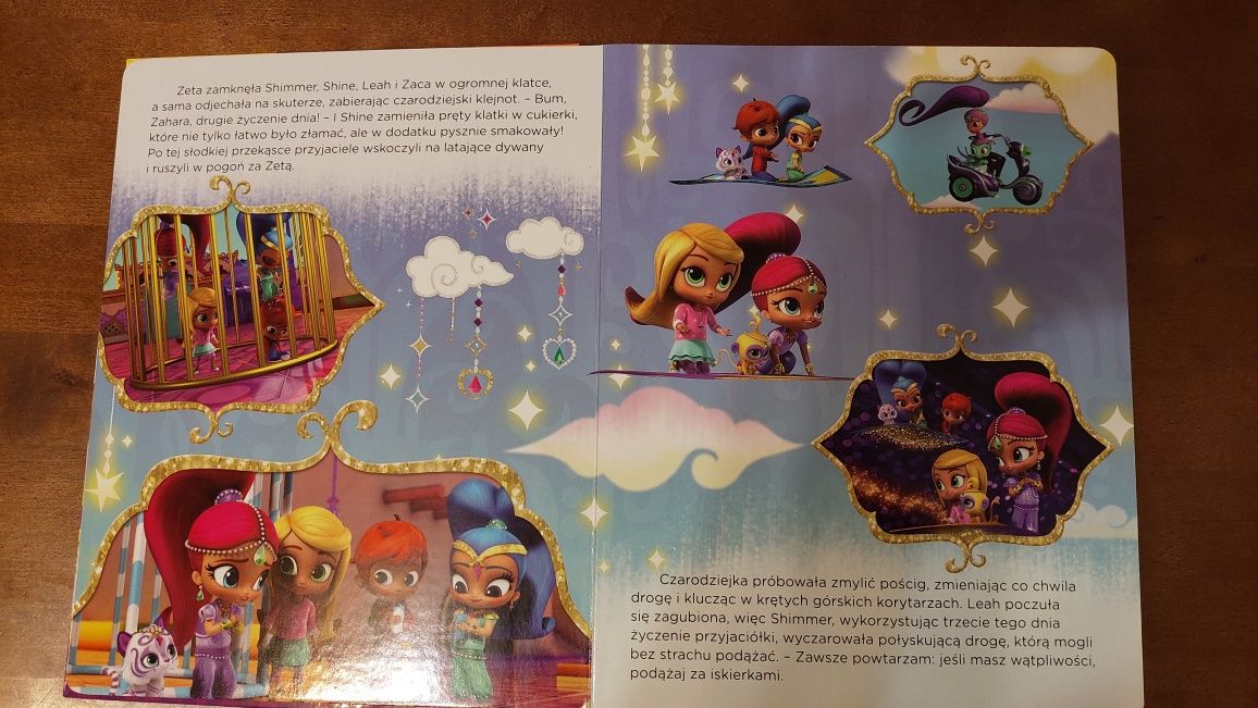 Książka Shimmer & Shine + figurki