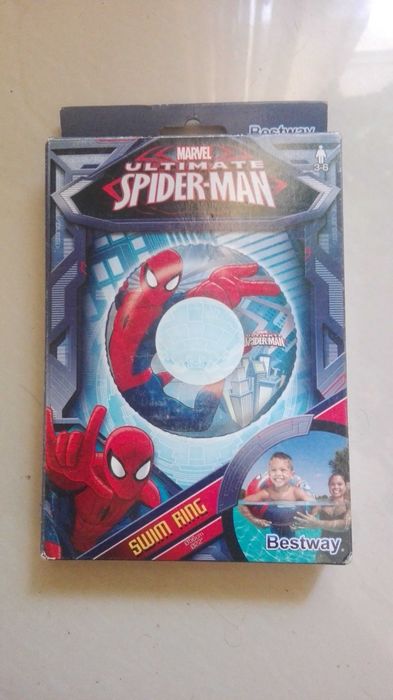 Spider Man Мяч Для Фитнеса с РОжками Круг Нарукавники