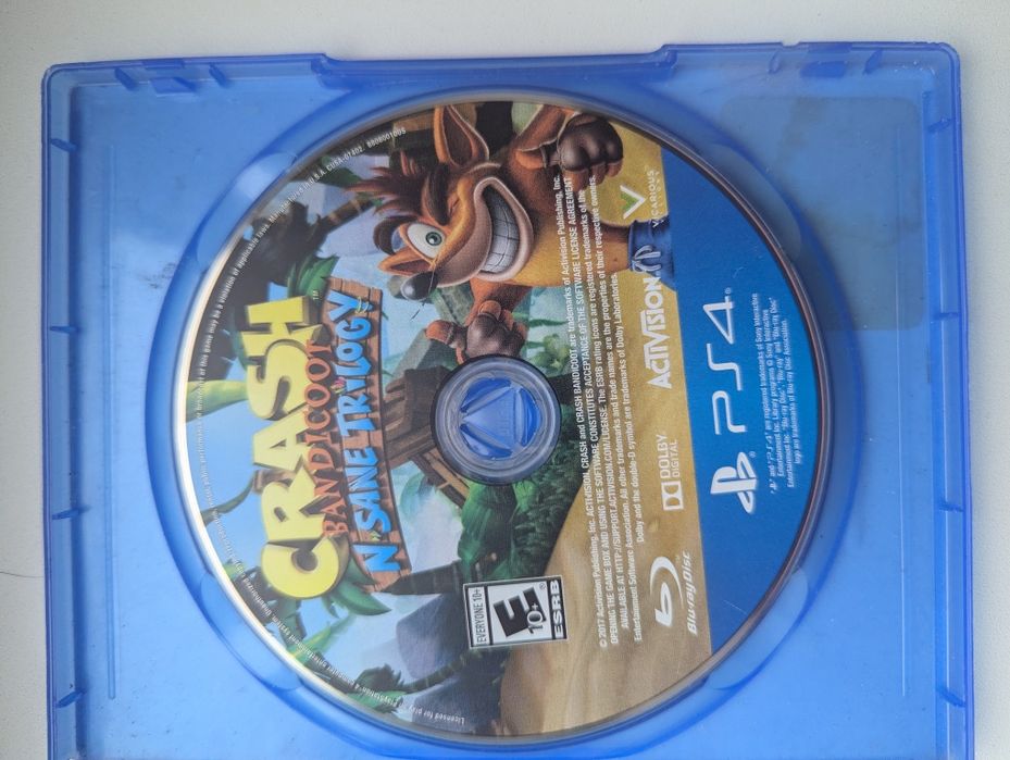 Crash Bandicoot NSane Trilogy ігри игры диски на PS4 PS5