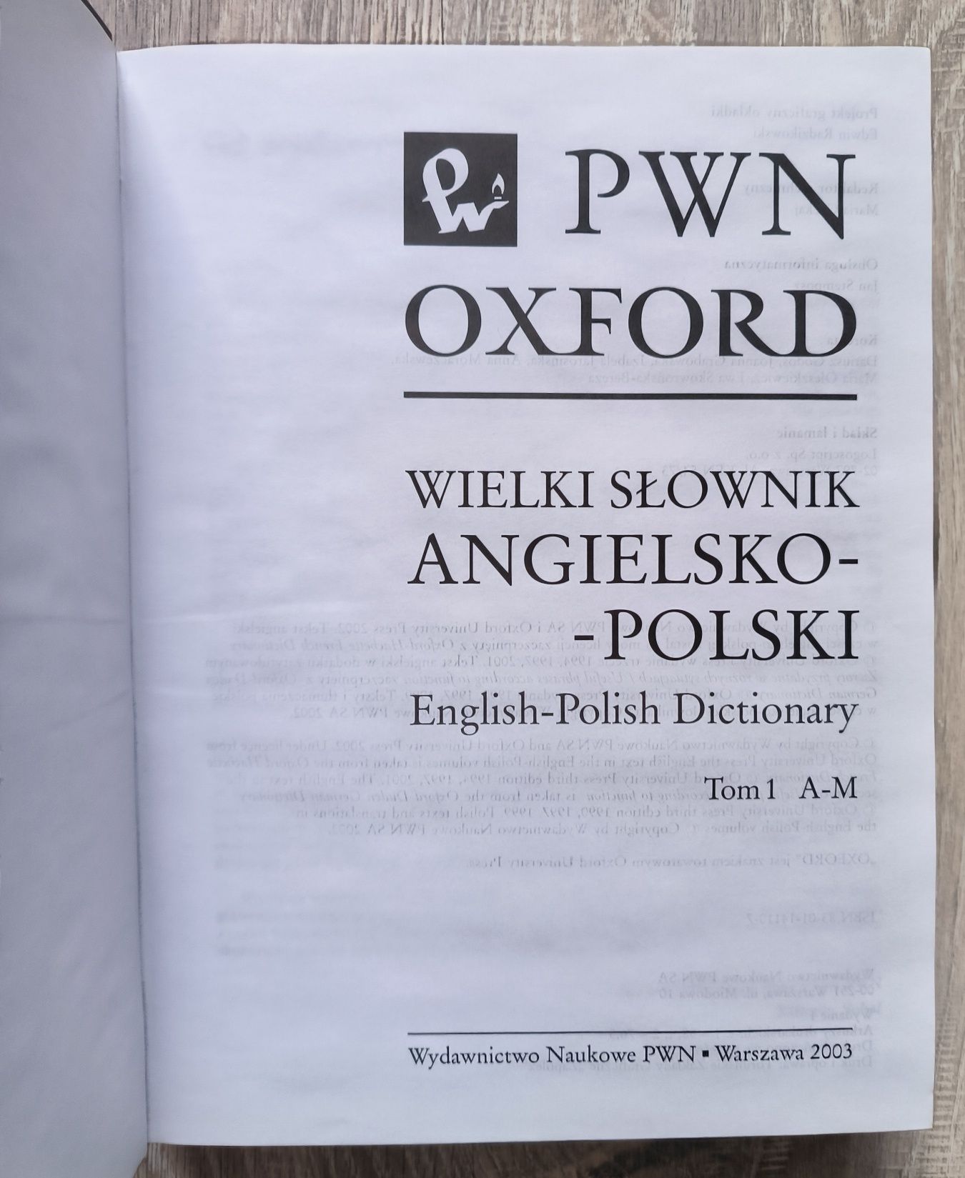 Wielki słownik angielsko-polski Oxford dwa tomy