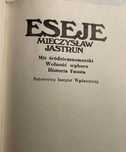 Mieczysław Jastrun - Eseje