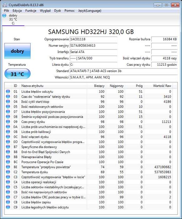 Stary komputer stacjonarny 4GB RAM dysk 320GB 2 systemy