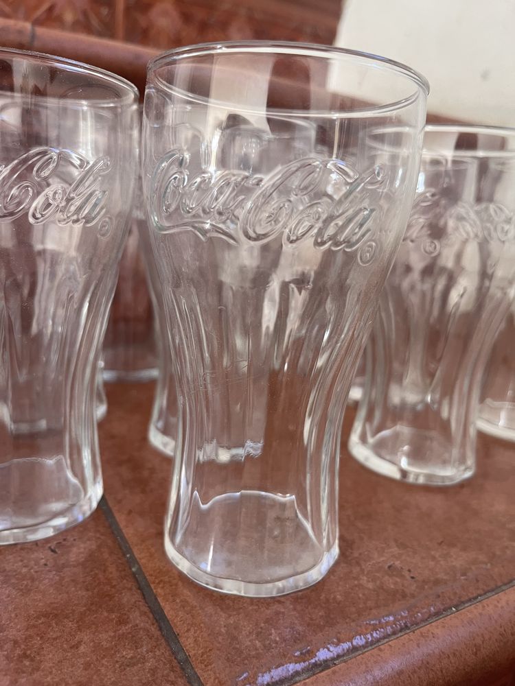 Copos da coca cola