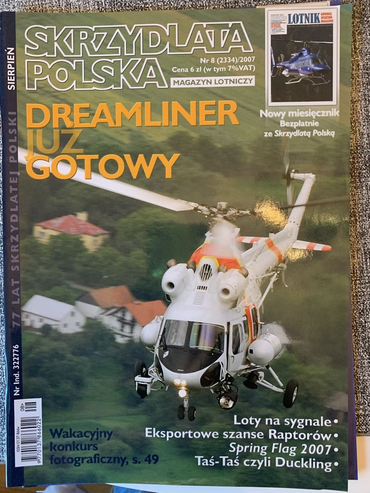 Skrzydlata Polska 2007rok 8 numerow