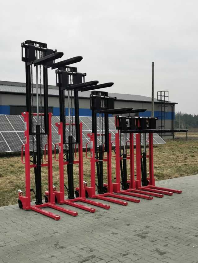 Wózek paletowy ręczny podnośnikowy sztaplarka 1T 1.5T od 1.6M- do 3M