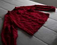 Blusa bordeaux manga comprida