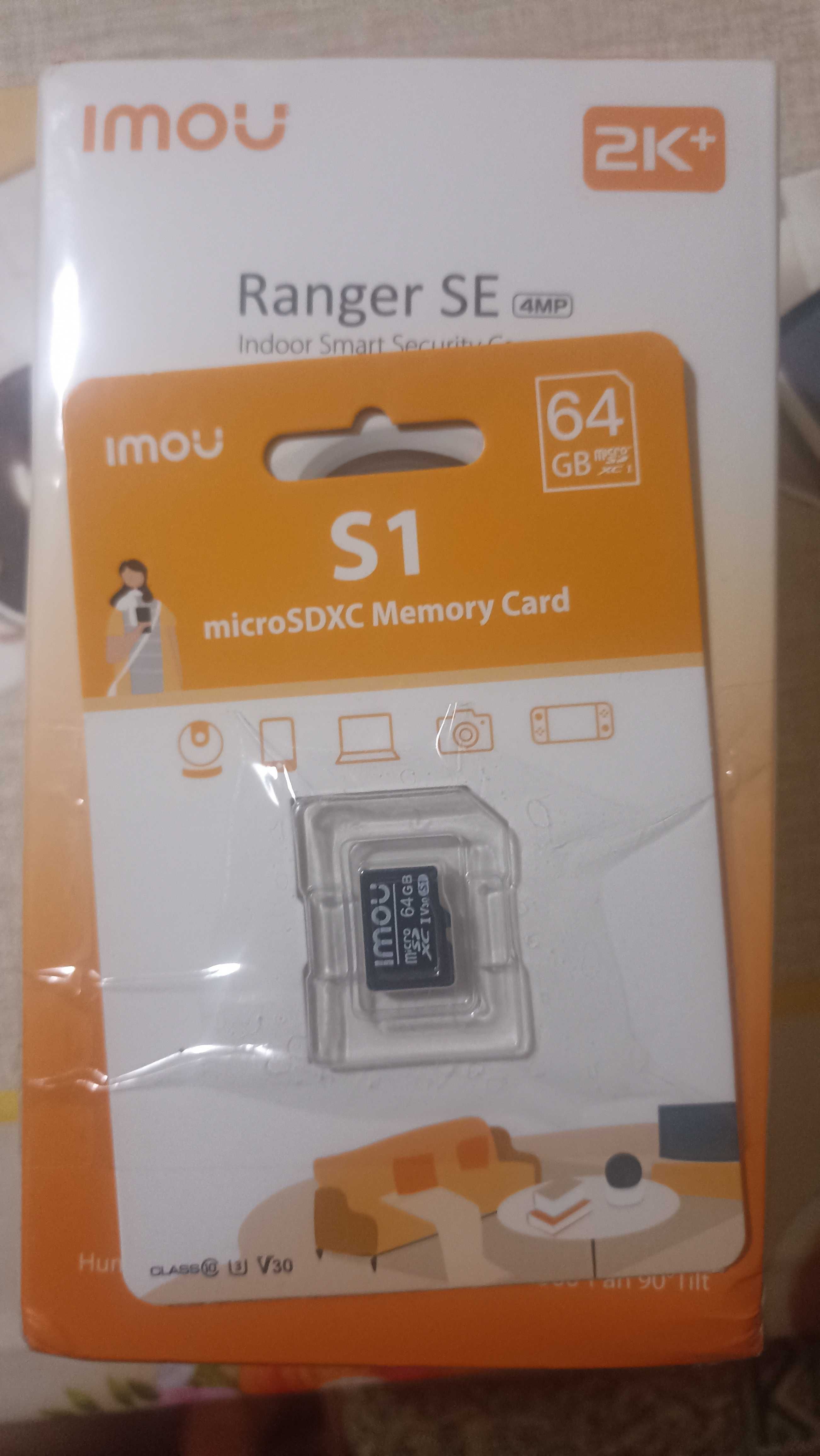 IP камера Imou Ranger SE 4мп IPC-A43P + карта пам'яті 64гб