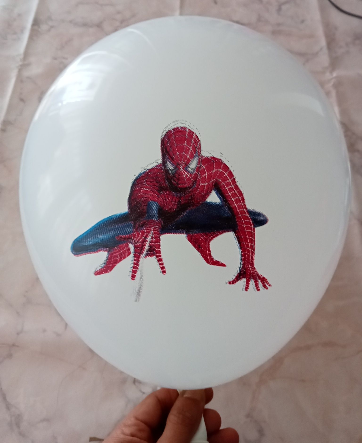Pack de 10 balões de látex do Homem Aranha