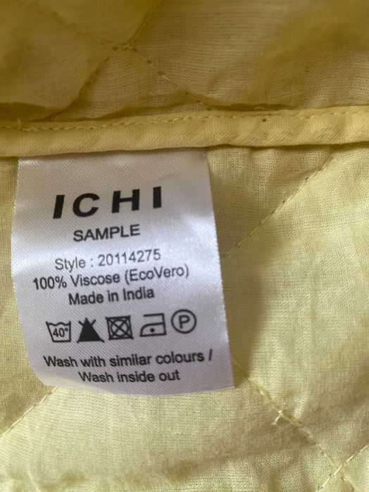 Жовтий піджак ICHI віскоза новий (36)