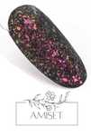 Top matowy no wipe z drobinkami Molly Nails Princess Satin Top Fire