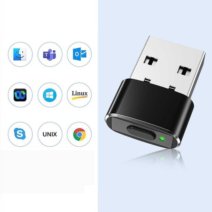 Symulator Myszki Ruchu Myszy Mouse Jiggler Usb 3 Tryby Praca Zdalna