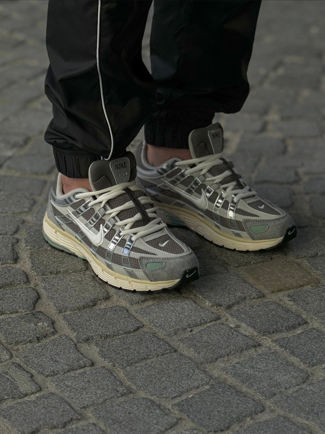 Кросівки Nike P-6000 Premium Grey Кроссовки Найк Сірі Взуття Обувь ТОП
