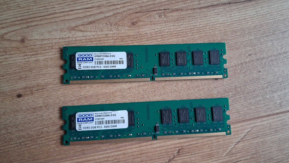 Pamięć RAM DDR2 Goodram 4 GB (2x 2 GB) PC2-5300 DIMM
