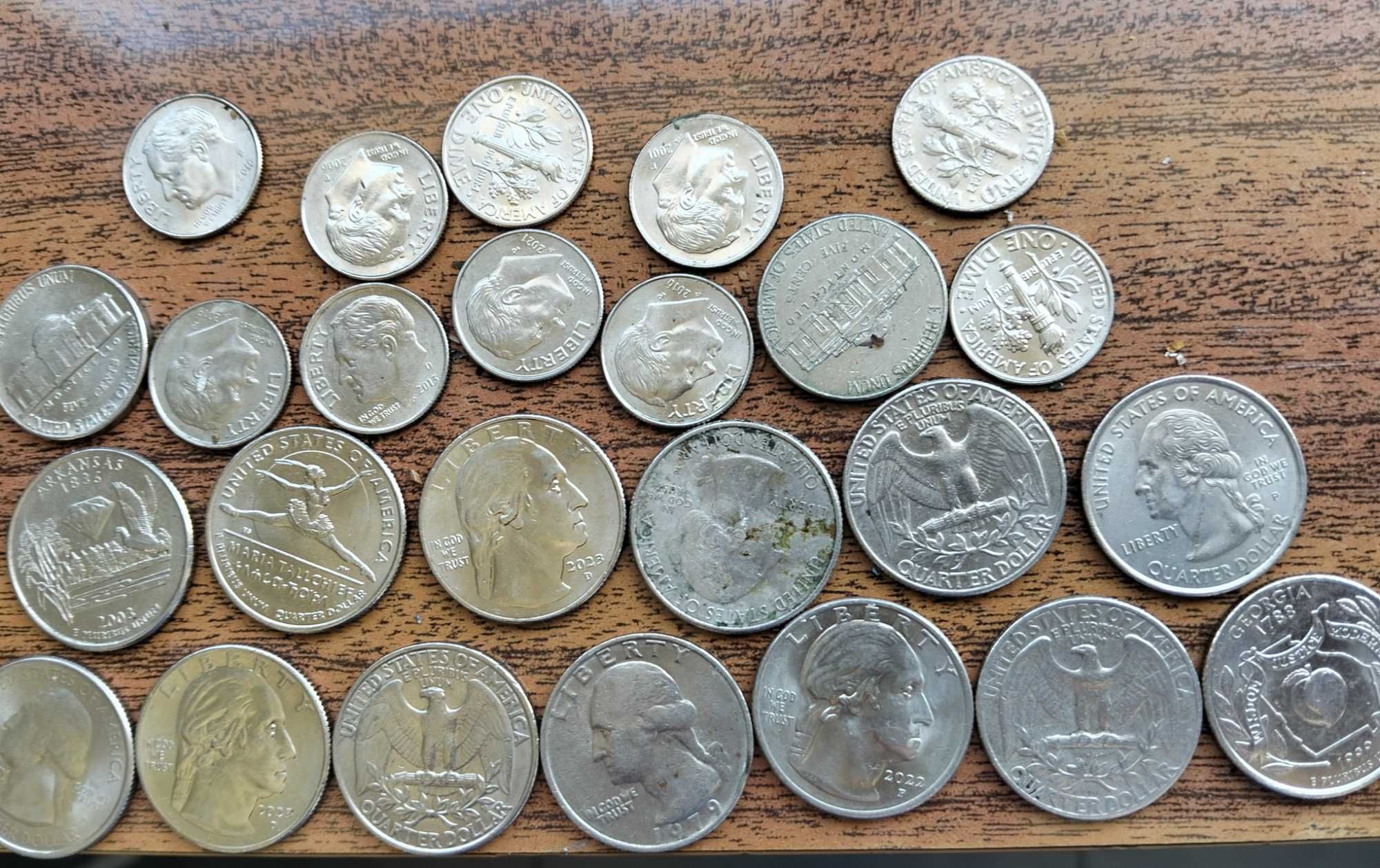 Moedas comemorativas EUA (prata)