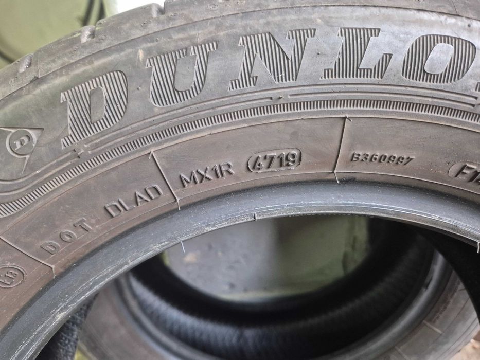 185/65r15 dunlop opony letnie uzywane 7mm bieznik