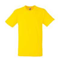 Koszulka męska Fruit of the Loom Heavy Cotton żółta M