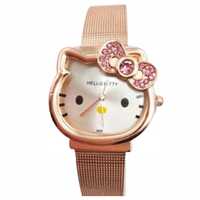 Zegarek Hello Kitty Na Bransolecie Różowy