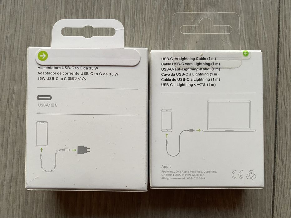 Oryginalna Ładowarka + Kabel do iPhone usb-c Lighting apple 35w Okazja