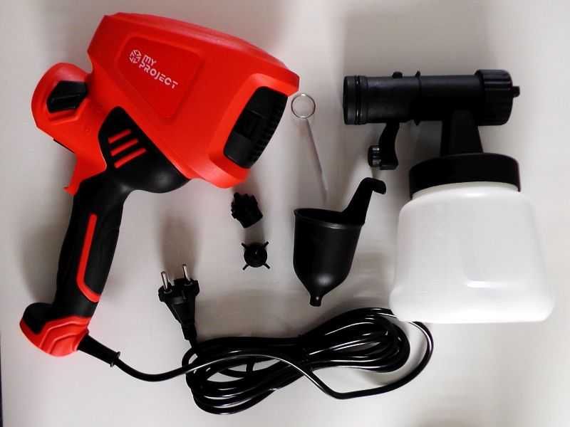 Pistolet Natryskowy do Malowania 700ml/min 400 Watt 3 poziomy dyszy