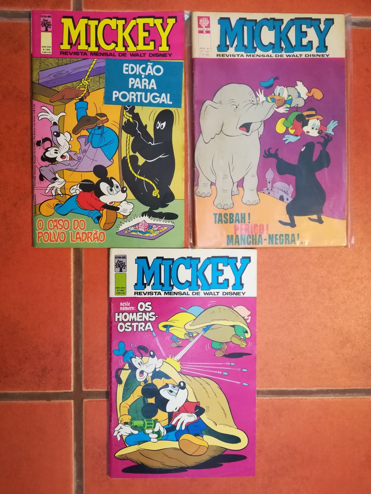 61 Livros do Mickey anos 60 e 70, 1a Edição