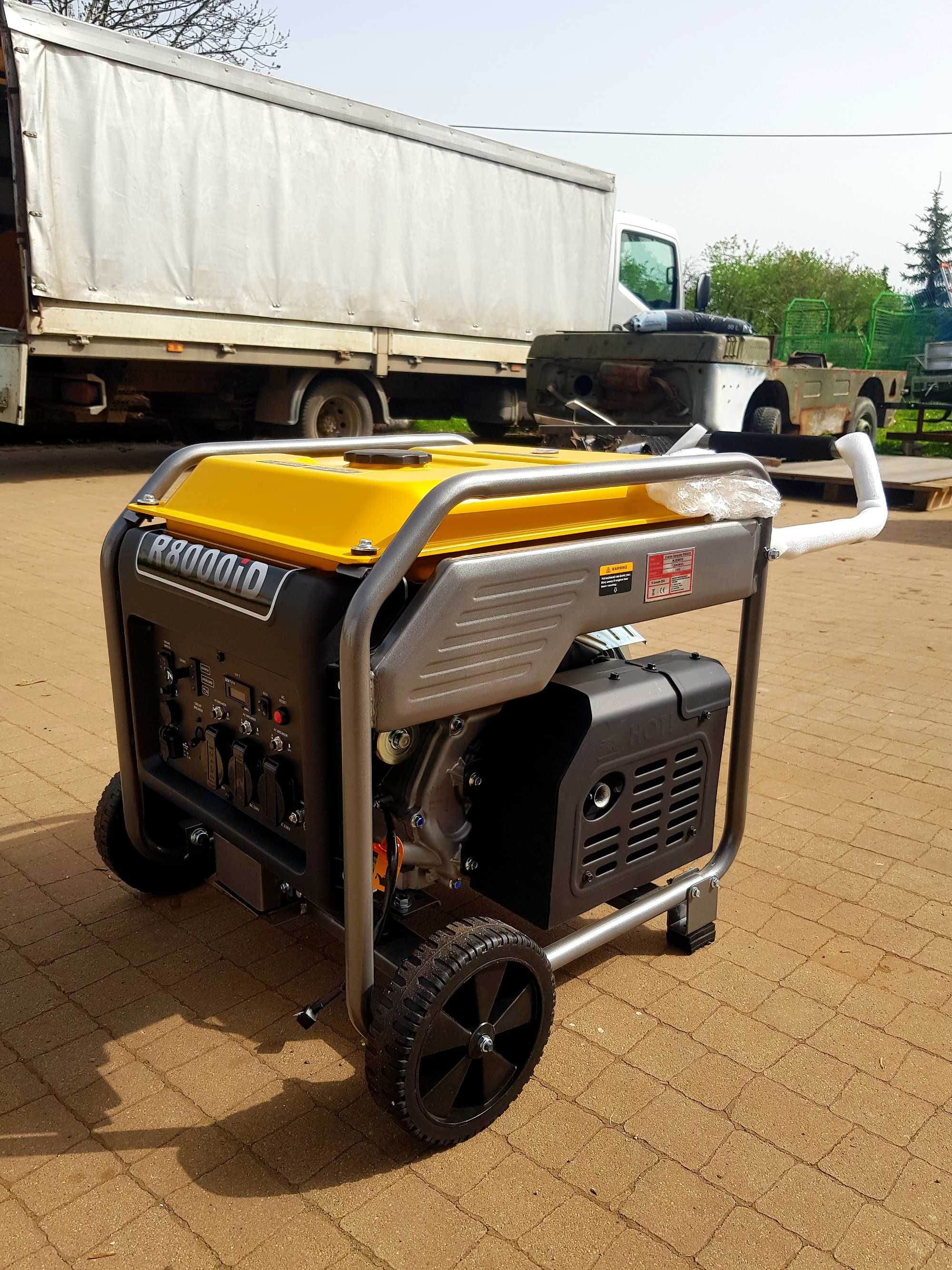 Agregat prądotwórczy inwertorowy 7.2 Kw El.starter,   PRZECENA !