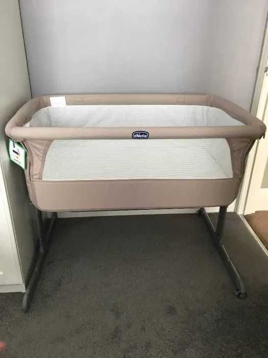 Chicco next2me łóżeczko dostawne dostawka dostawcze beżowe