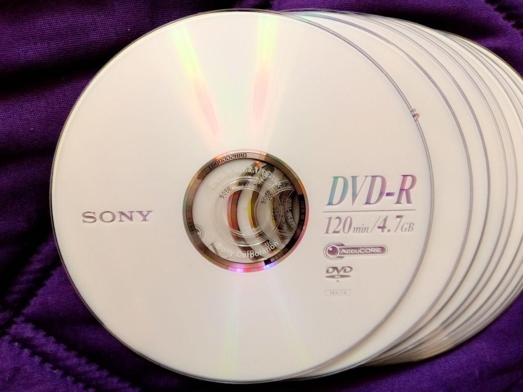10 DVD-R SONY 120min/4,7gb