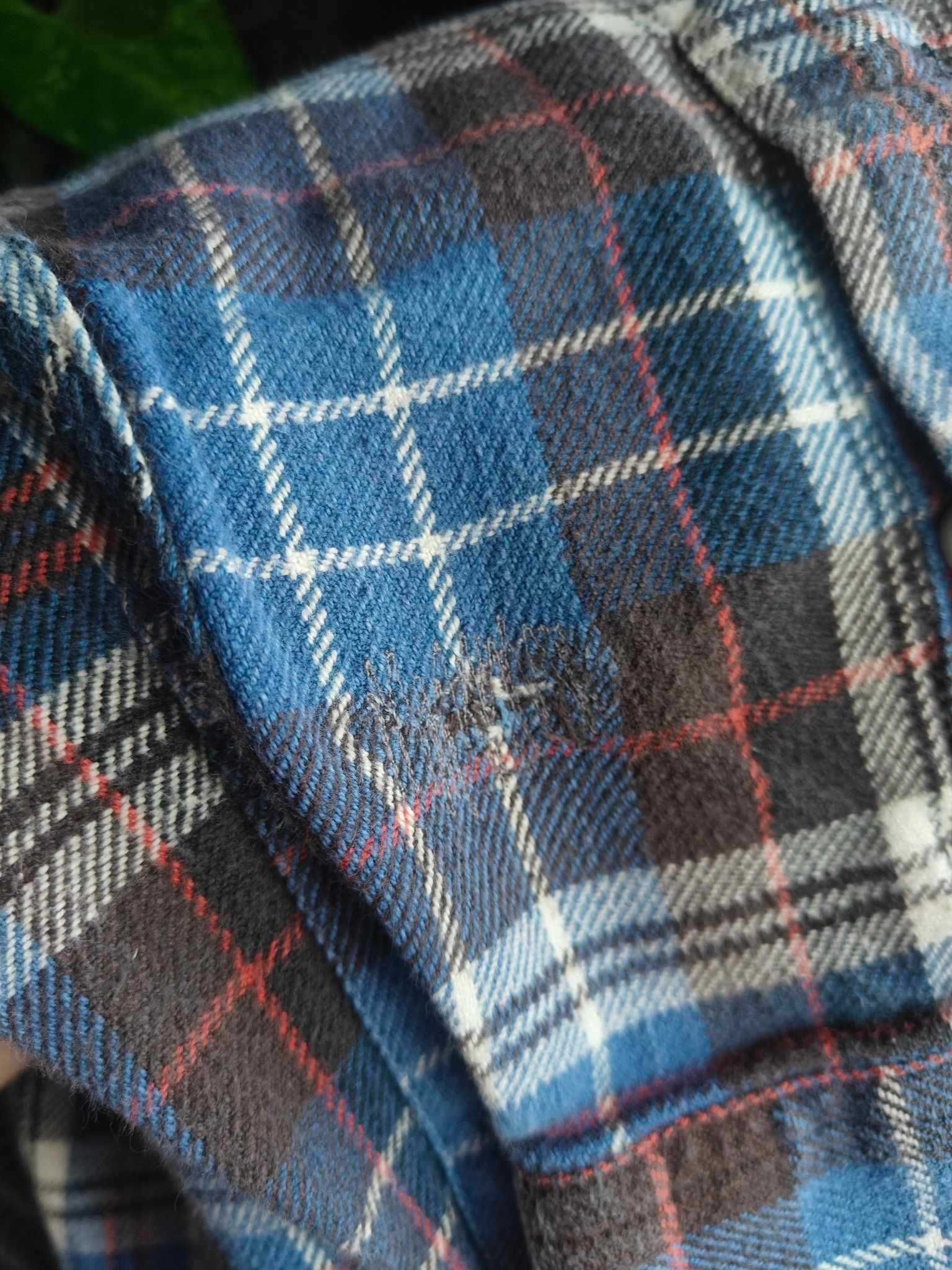 RL Ralph Lauren blake bawełniana męska koszula w kratkę retro XXL 2XL