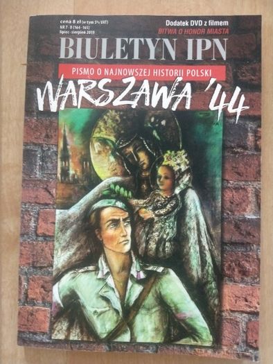 Biuletyn IPN z płytą dvd,Młodzież wyklęta,Warszawa 44,Powstań Polsko