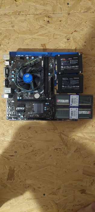 Материнська плата,процесор,оперативная пам"ять,ssd,hdd
