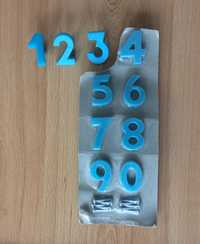 Puxadores - números azuis