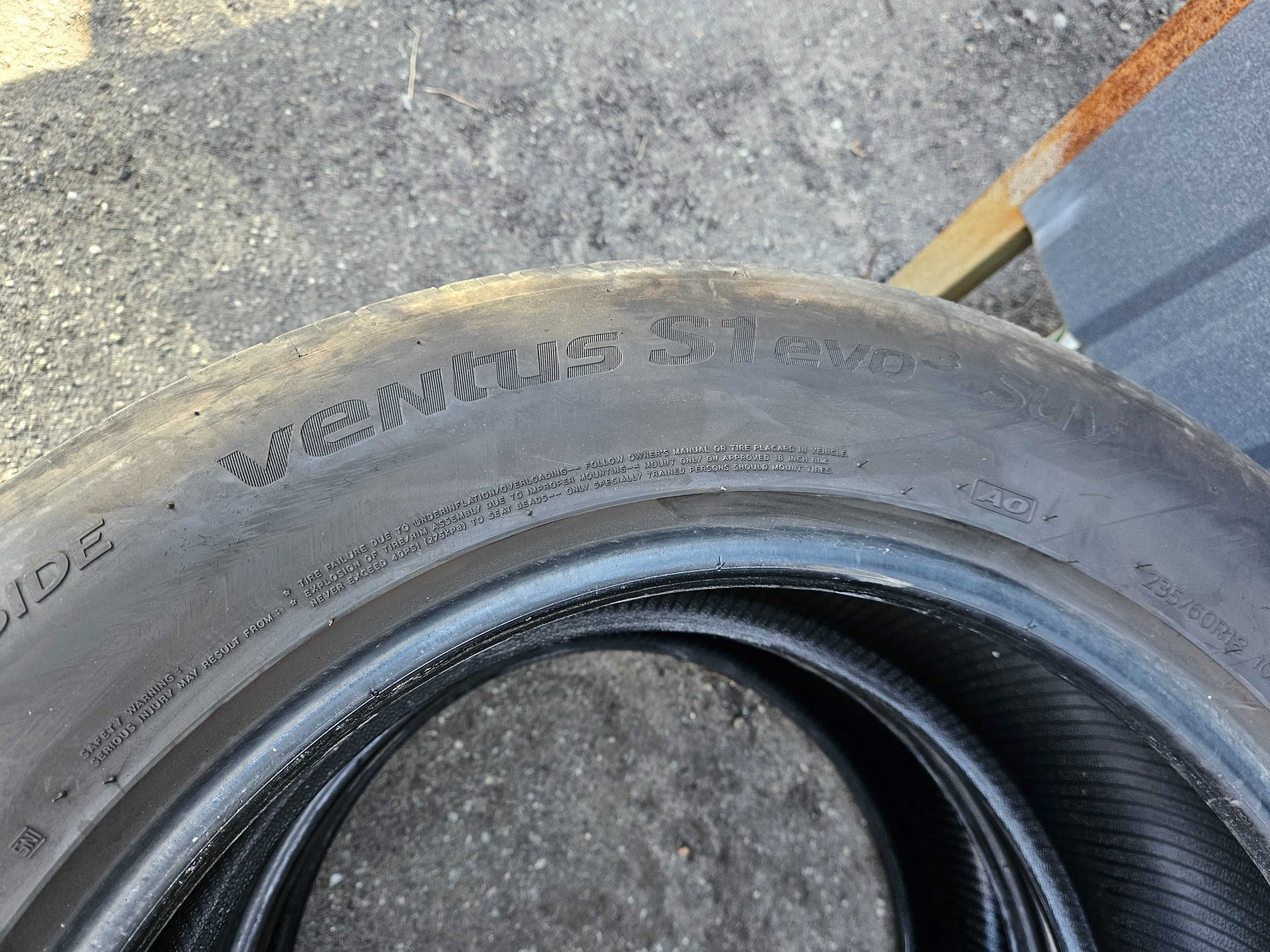 Літо HANKOOK Ventus S1 evo 235/60/r18 комплект