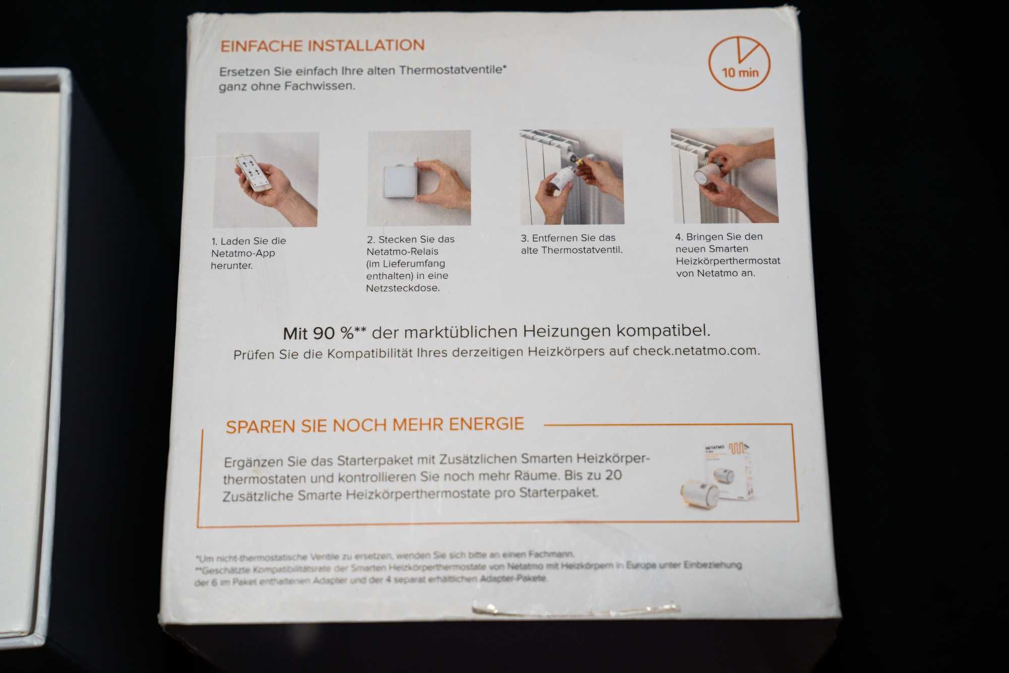 Netatmo NVP-DE- inteligentne głowice termostatyczne - zestaw