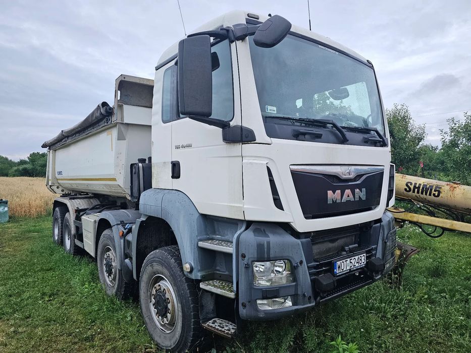 MAN 41.480  TGS wywrotka 8x8 91tys.km bezwypadkowy klima