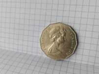 Moneta, Australia,Elizabeth ii, 50 Cents, 1976 rok.