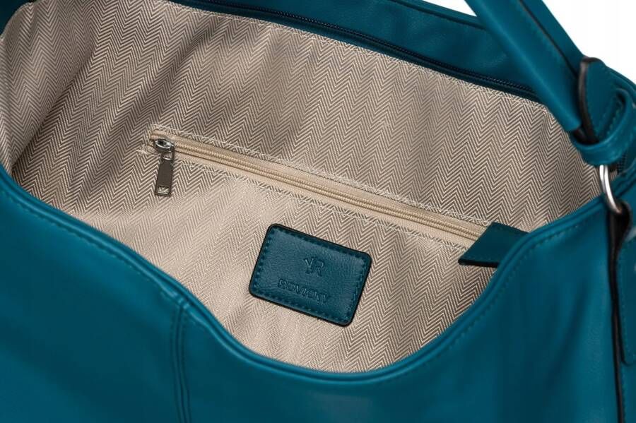 klasyczna shopperka damska ze skóry ekologicznej - rovicky