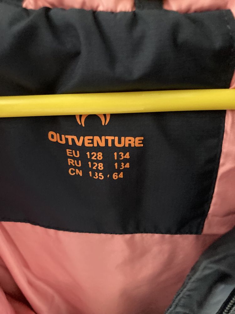 Куртка Outventure 128-134 см осінь-зима на дівчинку 6-7 років