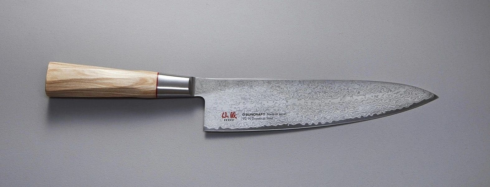 Nóż kuchenny Suncraft SENZO TWISTED OCTAGON Chef 200 mm [TO-05]