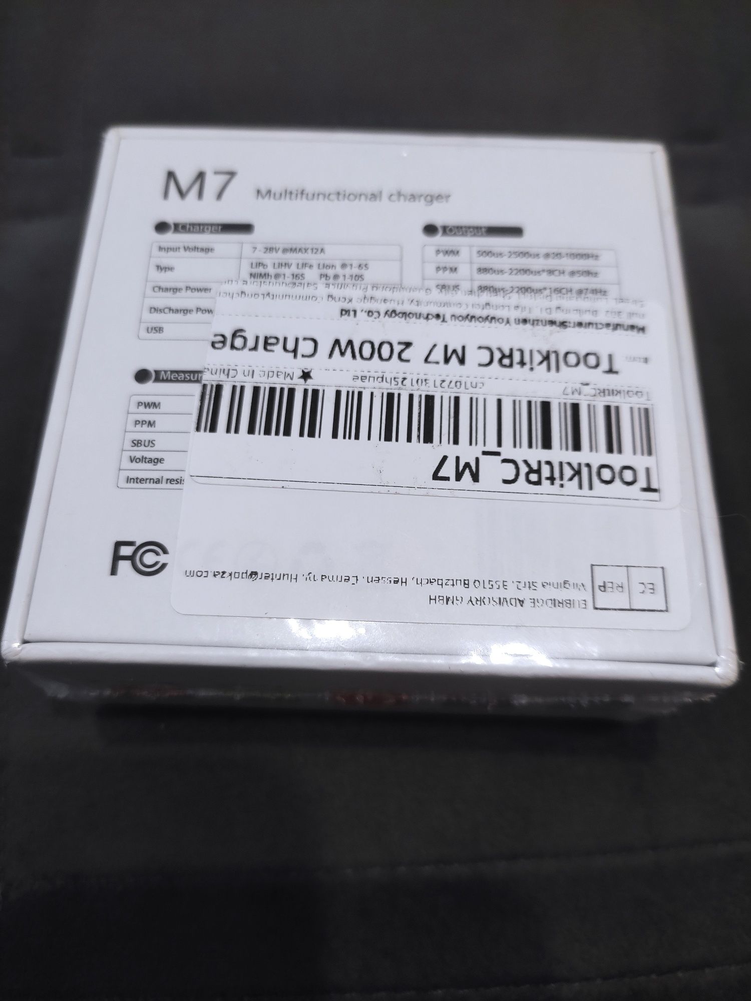 ToolkitRc  M7 зарядное устройство 10а 200w для Fpv