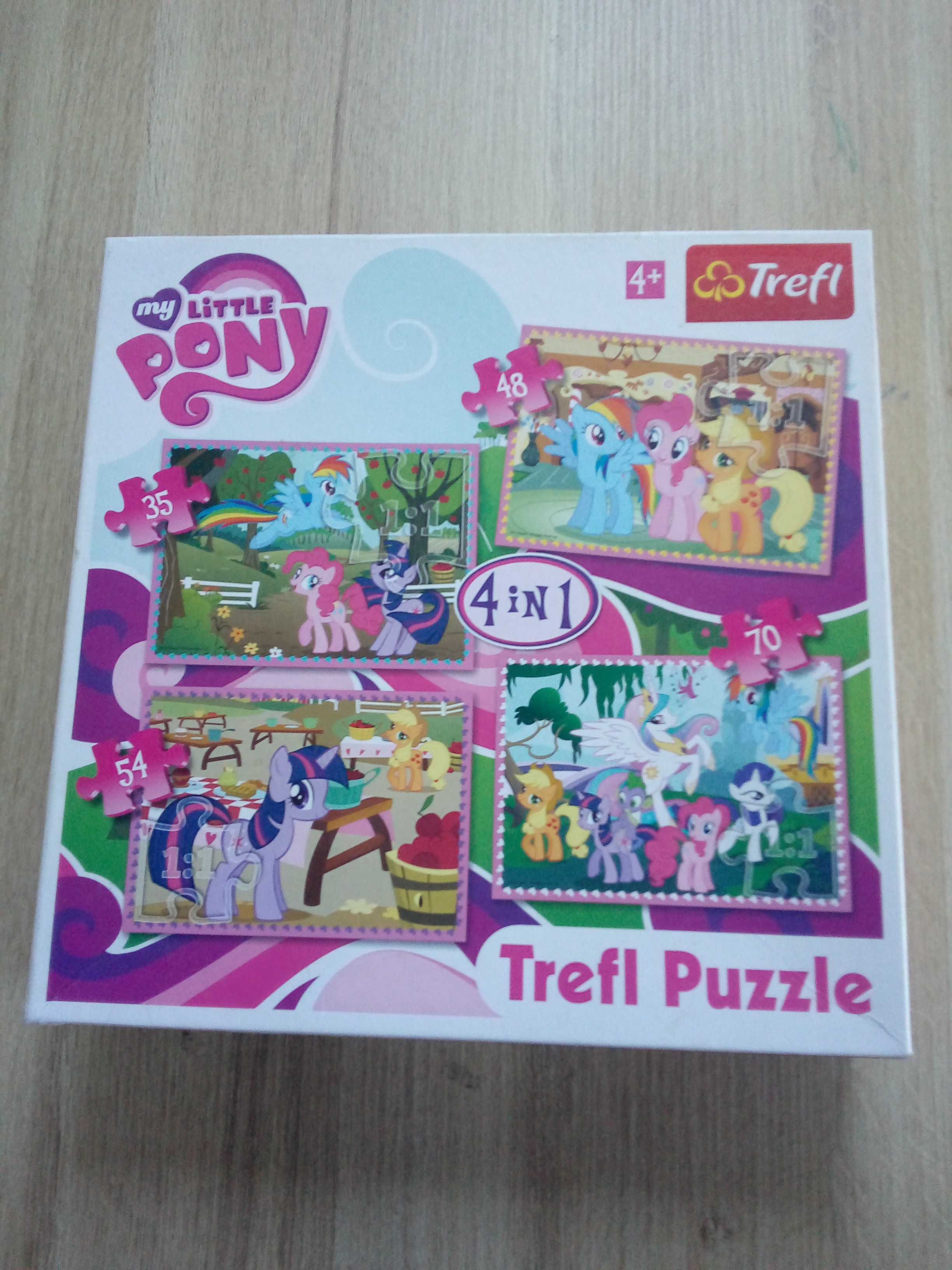 Puzzle Kraina Lodu i Kucyki Pony