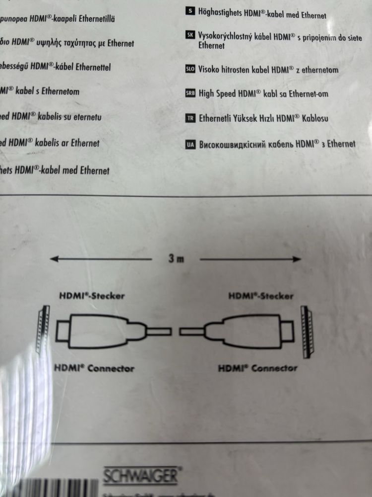 Kabel hdmi hdm30 -3 metry