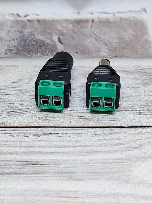 Штекер разъем 5,5-2,1 папа-мама