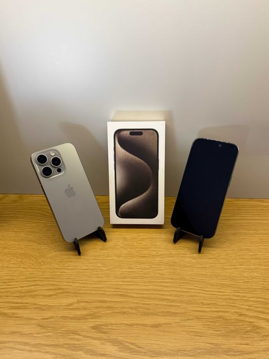 Apple Iphone 15 Pro 128GB Natural Titanium! Stan 10/10!