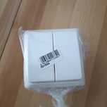 Podwójny włącznik, przełącznik z ramką, 1 szt.-28 zł x 10, Schneider