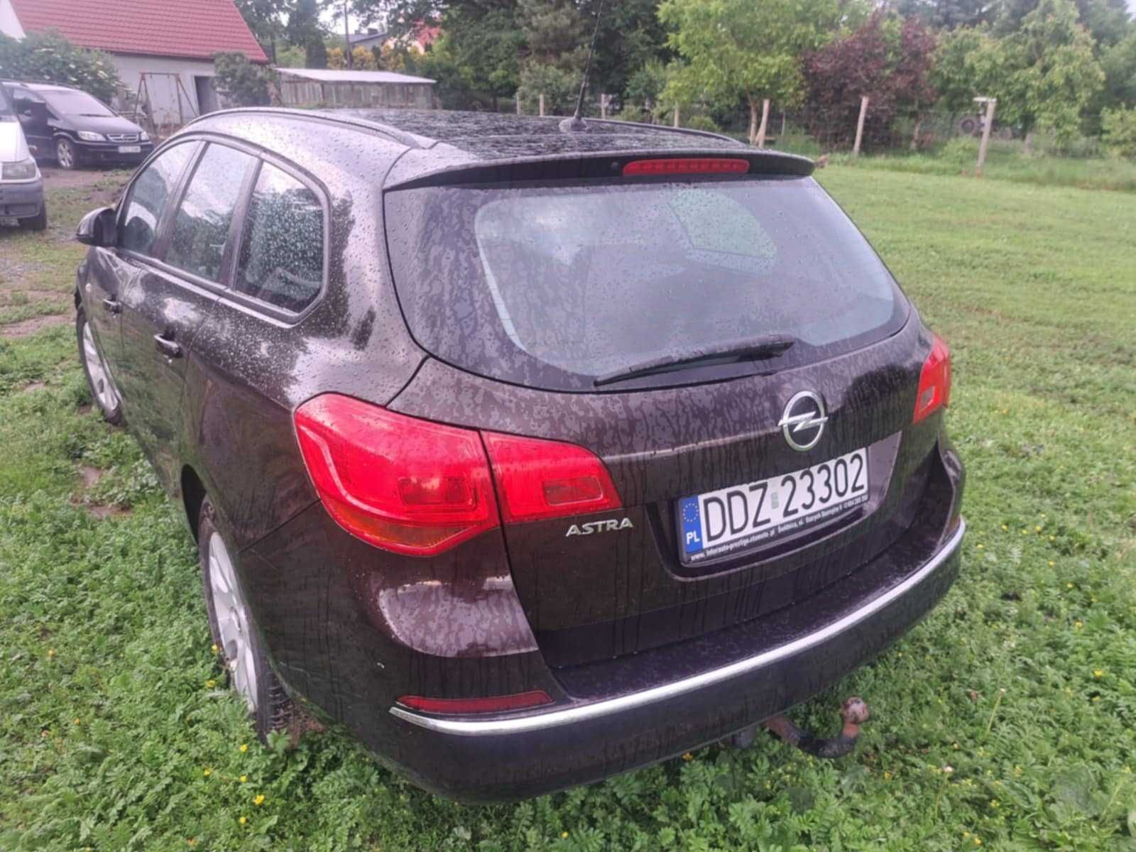 opel astra j 2015 uszkodzony