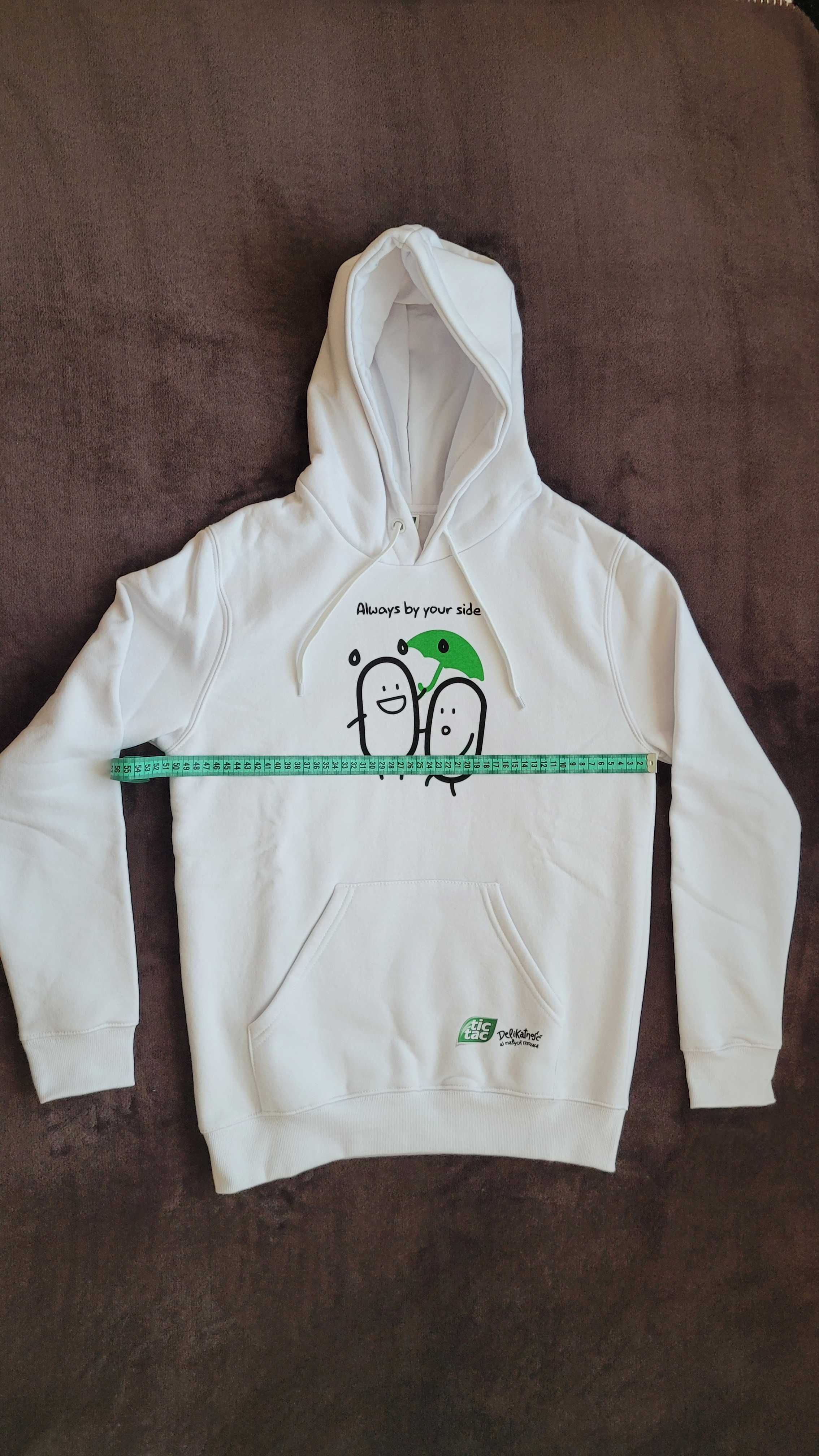 Bluza Tic Tac biała nowa rozmiar S, wersja Always by your side