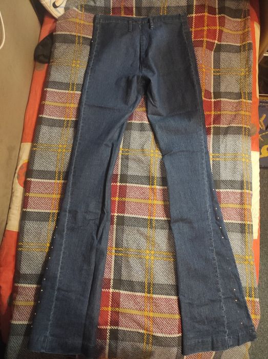 Джинси кльош з блискітками